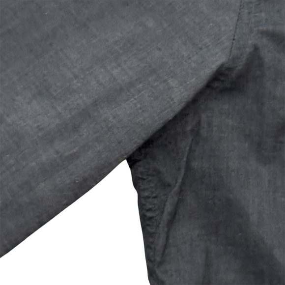JOHN VARVATOS USA - Men’s Grey Cotton Long-Sleeve Button down Shirt - Medium - Picture 5 of 6